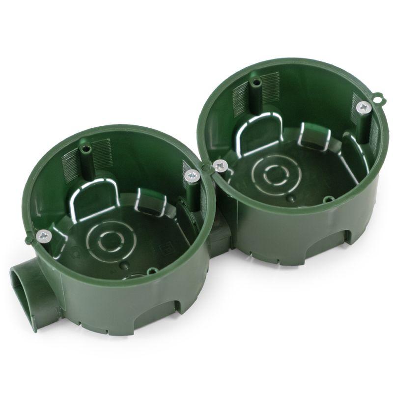 Коробка установочная 68х45 безгалогенная (HF) с саморезами Промрукав 80-0560С