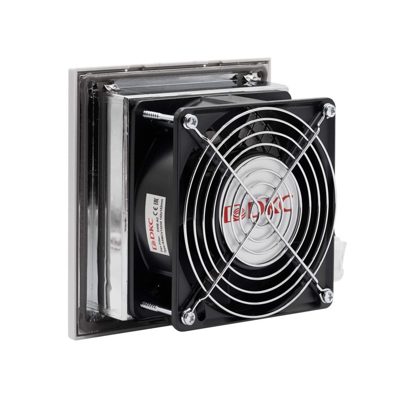 Вентилятор с фильтром ЭМС 100куб.м/ч 115В AC 152х152мм IP54 DKC R5MCV15115