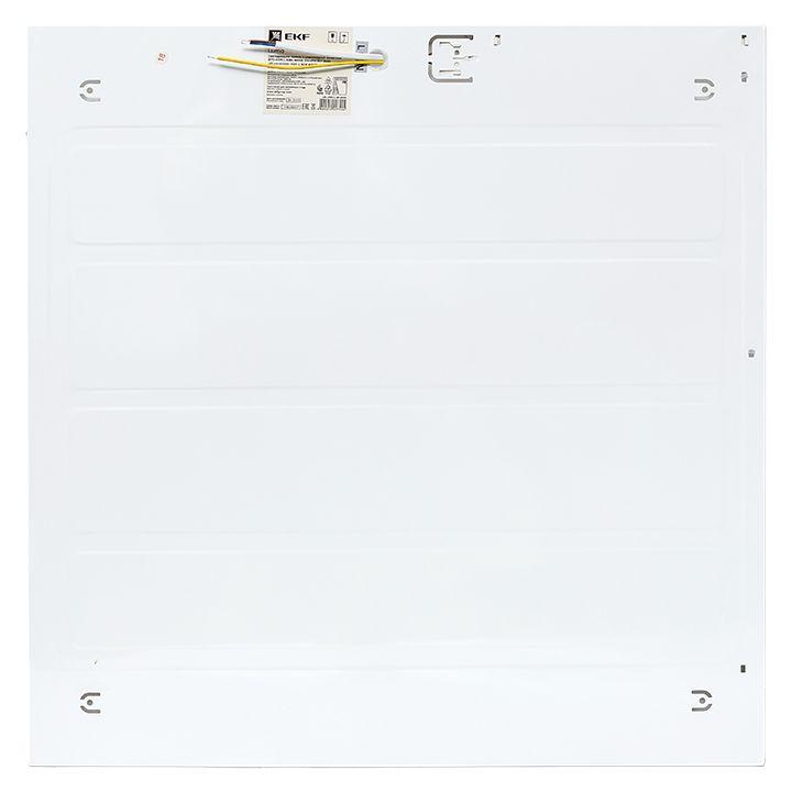 Светильник светодиодный ДУО-4109-L 40Вт 4000К 4000лм 595х595 25мм ДВО опал с равномерной засветкой панель Basic EKF LPL-4109-L-40-4000