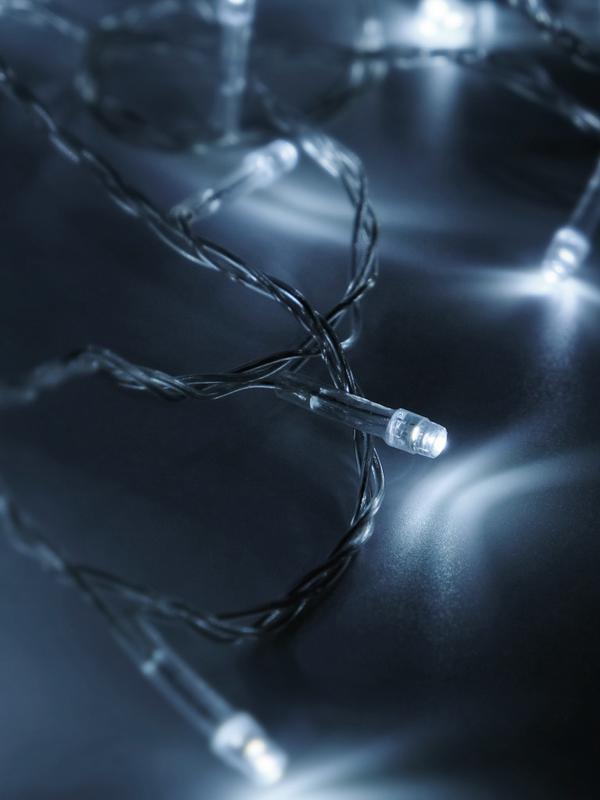 Гирлянда AC-G01-120W 120LED 12.8м 8реж. 220В бел. ФАZА 5047679