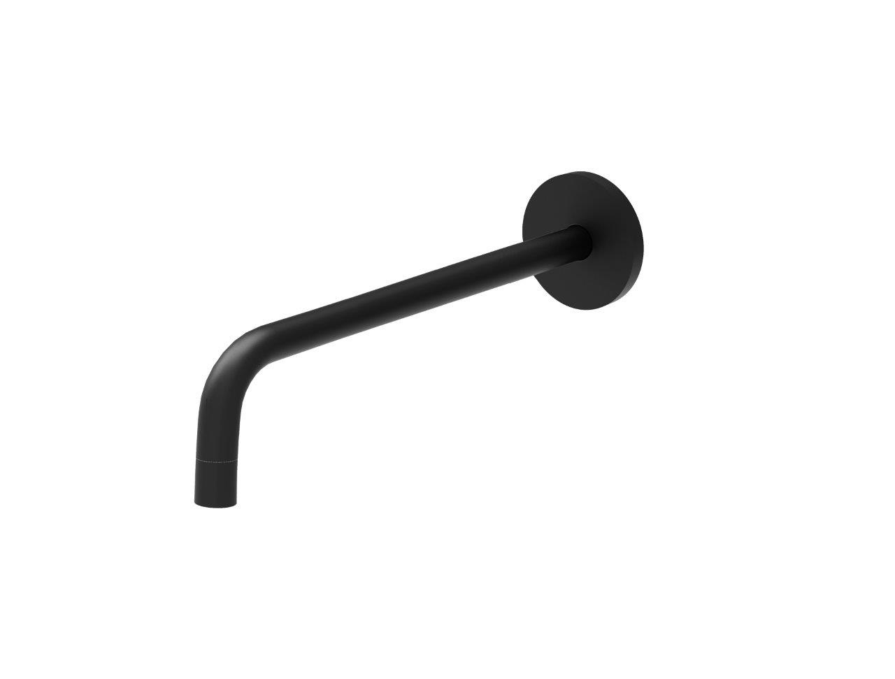 Излив из стены d.18 Paffoni LIGHT ZBOC046NO Черный матовый