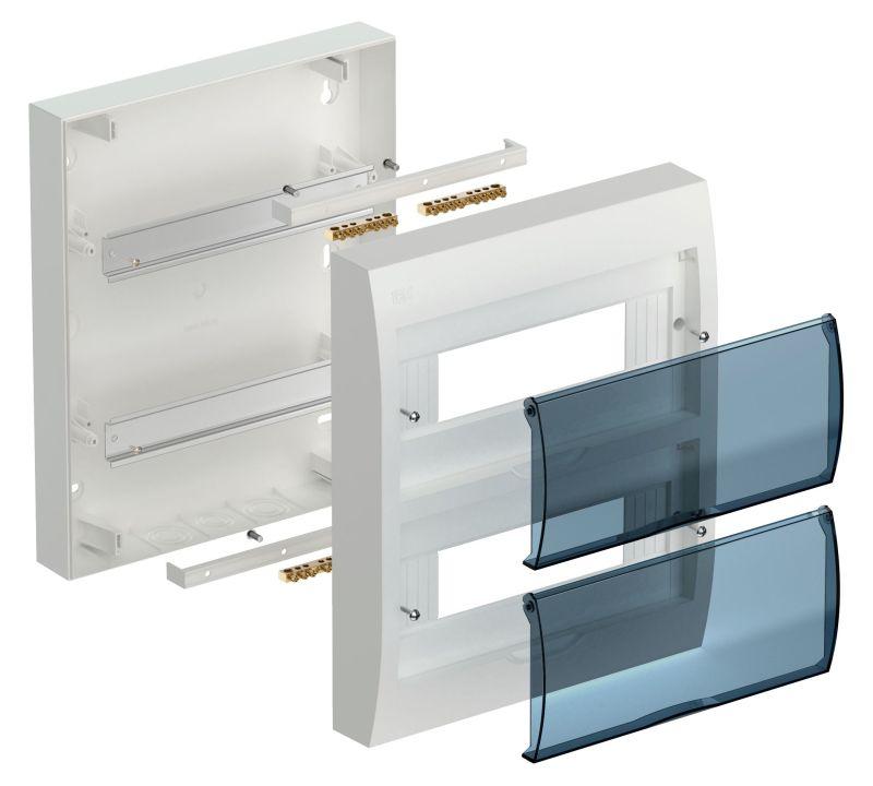 Корпус навесной ЩРН-П-24 Krepta 3 IP41 пластик. бел. IEK MKP12-N-24-40-10