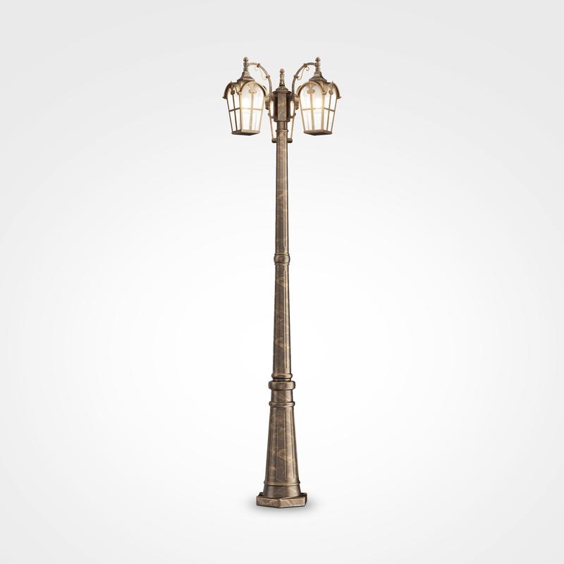 Светильник Albion 3х60Вт E27 IP44 садово-парковый Maytoni O413FL-03GB