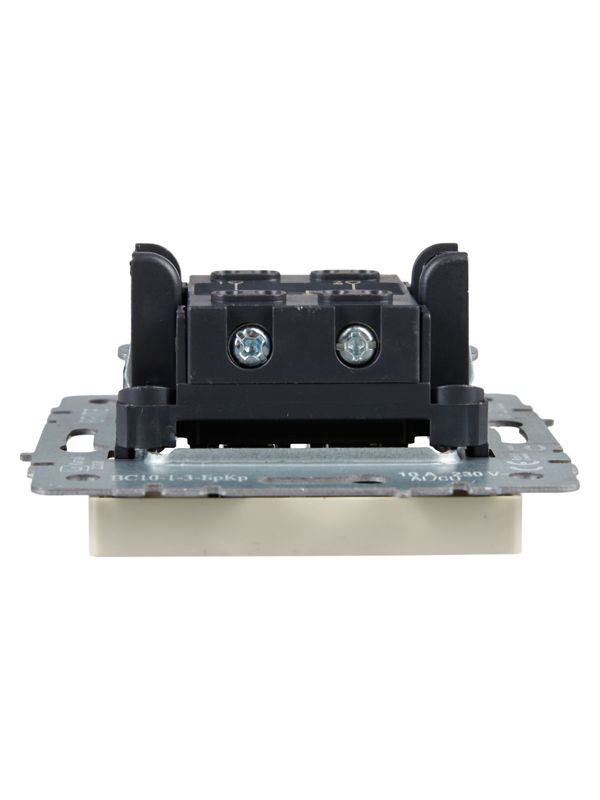 Выключатель перекрестный 1-кл. СП BRITE 10А ВС10-1-3-БрКр механизм беж. IEK BR-V13-0-10-K10