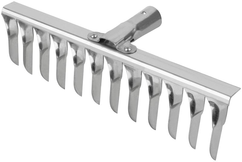Грабли витой зуб нержавеющая сталь 12 зубьев без черенка FIT 76981
