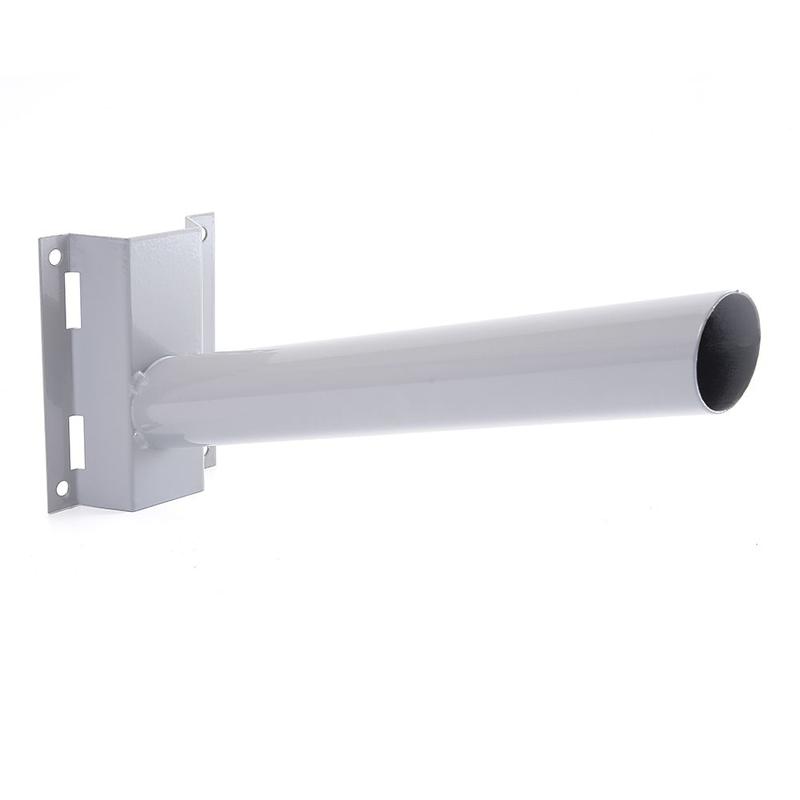 Кронштейн на столб под бандажную ленту 122х150х400мм d48мм сер. ДС-4 FERON 41430