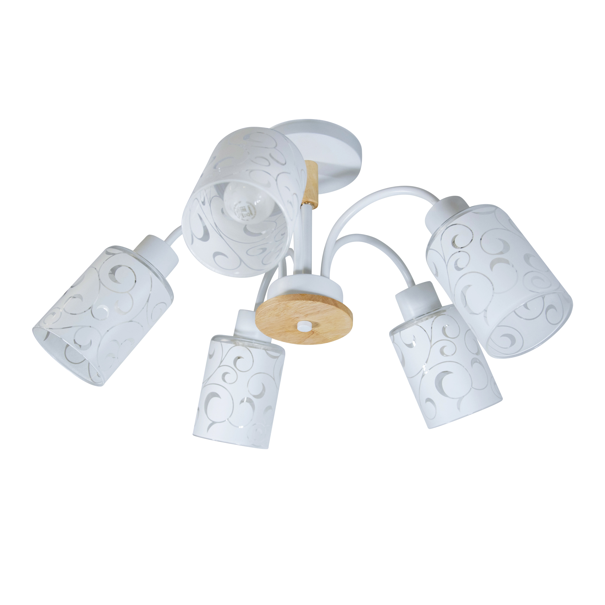 Светильник НСБ 01-5х60-128 Е27 ИУ Колорит/5-А (Плафон 8498) [es]