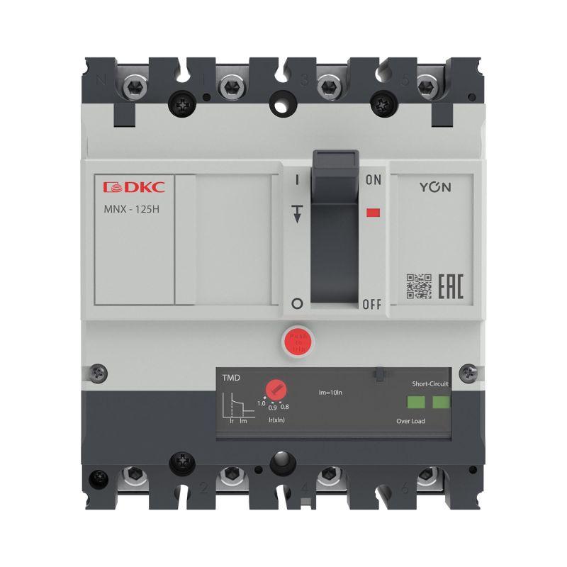 Выключатель автоматический 4P 20А 150кА pro MNX125H при AC415V расцепитель TMD YON MNX125H4PTMD0020