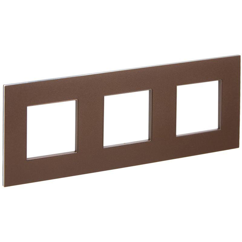 Рамка 3-м SKANDY SK-F33Br металл шоколад IEK SK-M32-M-K30