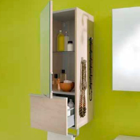 Шкаф-пенал подвесной Jacob Delafon Odeon up EB893D-E10 Ш35*Г34*В96 см, шарниры справа, квебекский дуб, правый