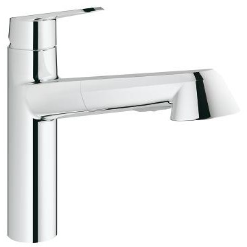 Смеситель Grohe Eurodisc Cosmopolitan 32257002 для кухни с выдвижным изливом