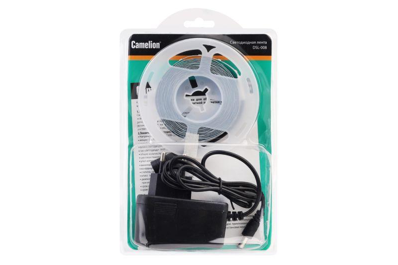 Лента светодиодная DSL-008 2835-60D IP20 4000К (уп.3м) Camelion 15694