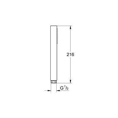 Душевая лейка Grohe Euphoria Cube 27884001