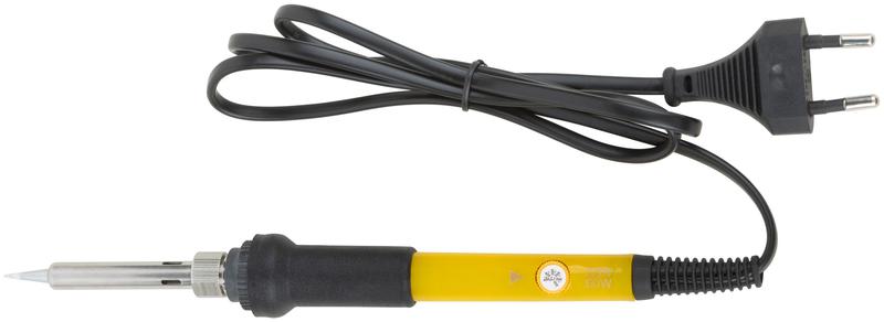 Паяльник 220В с регулировкой температуры керамический нагревательный элемент 60Вт FIT 60497