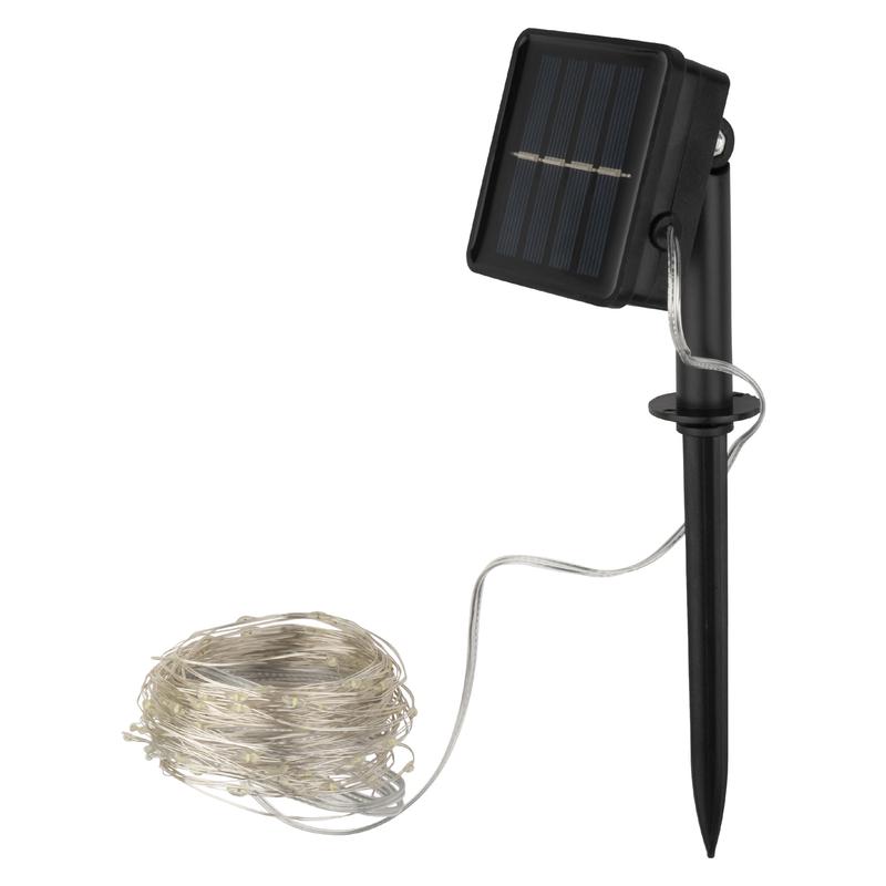 Светильник светодиодный садовый SLR-G03-200W нить 200LED холод. бел. на солнечн. батарее ФАZА 5033337