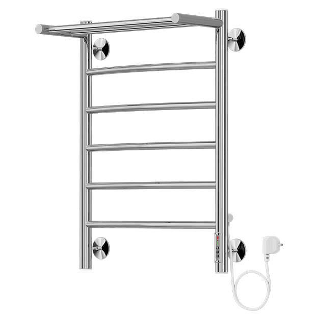Полотенцесушитель Аора П6 450х650 электро с полкой new встроен. диммер Royal Thermo НС-1285076