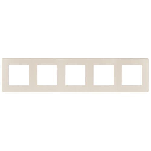 Рамка 5-м 12-5105-02 сатин слон. кость Эра Б0052540