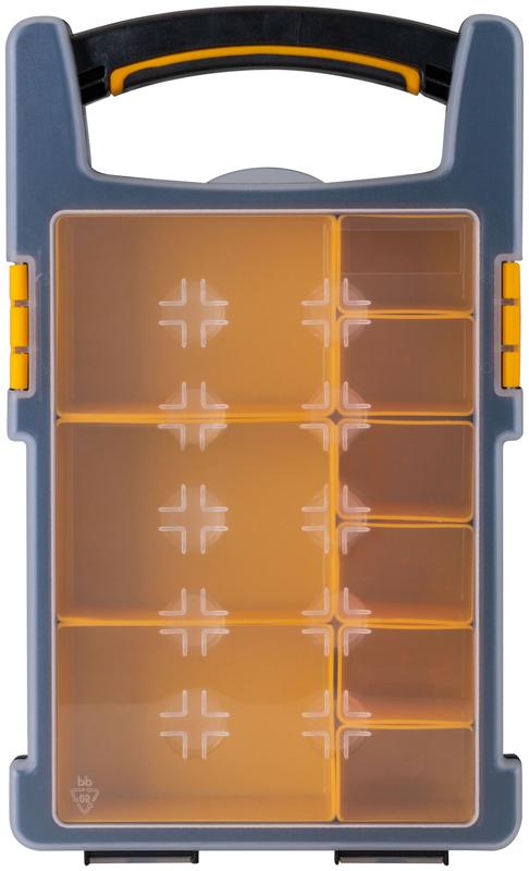 Ящик для крепежа (органайзер) 14дюйм ( 340х200х60мм ) (съемные ячейки) FIT 65648