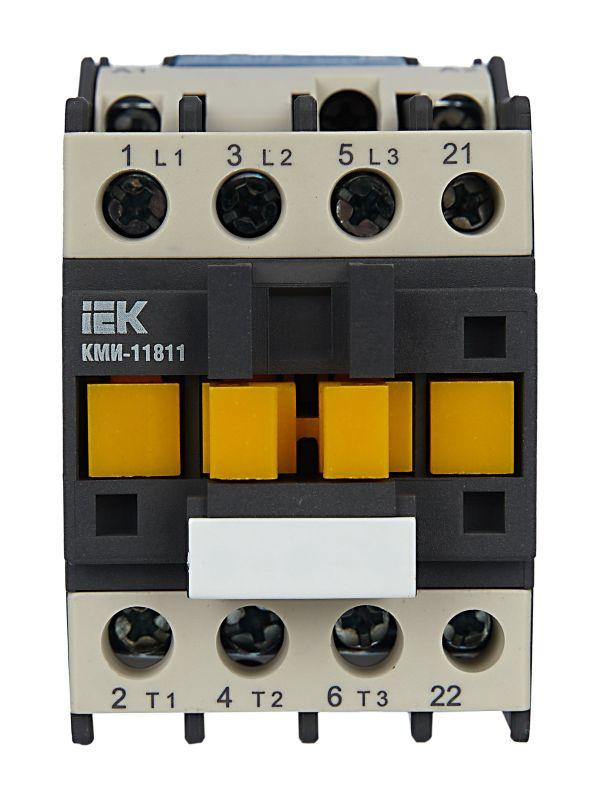 Контактор КМИ-11811 18А 230В/АС3 1НЗ KARAT IEK KKM11-018-230-01