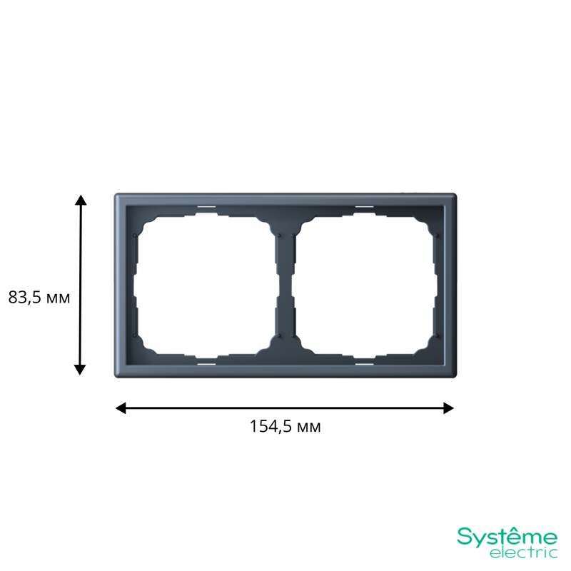 Рамка 2-м ArtGallery универс. грифель SE GAL000702
