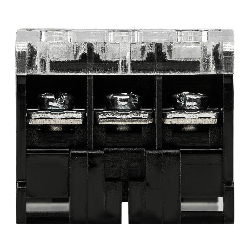 Блок зажимов клеммный БЗД 3п 4.0кв.мм 30А на DIN-рейку Rexant 11-2168