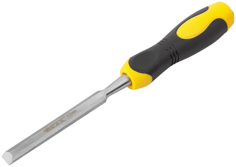 Стамеска профи CrV двухцветная прорезиненная ручка 12мм FIT 43174