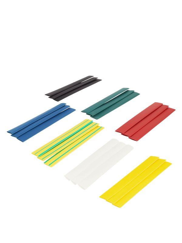 Набор трубок термоусадочных нг-LS 8/4 100мм 7 цветов по 3шт IEK UDR10-008-004-021-S