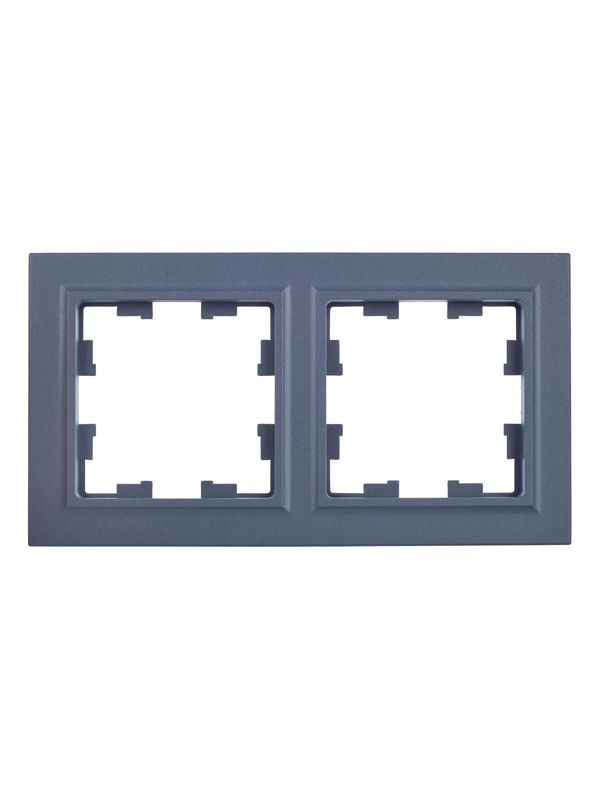 Рамка 2-м BRITE РУ-2-БрМ маренго IEK BR-M22-K35