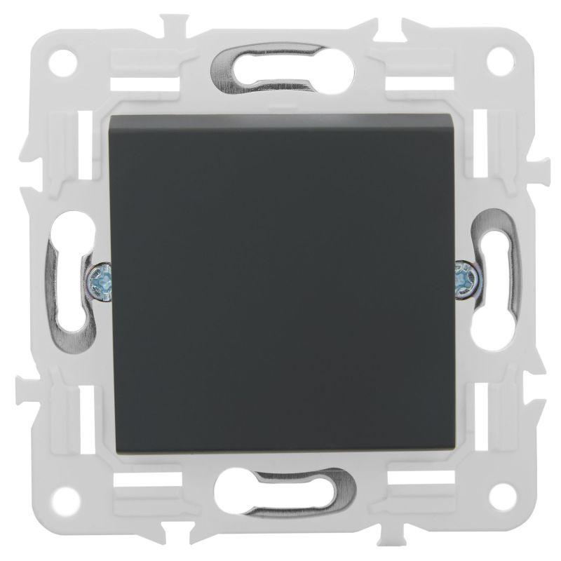 Выключатель перекрестный 1-кл. SKANDY 10А SK-V03G графит IEK SK-V13-0-10-K53