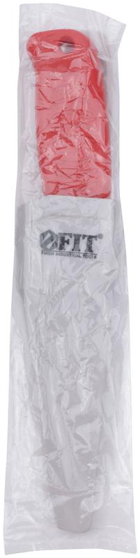 Нож строительный нерж.сталь пластик. ручка линейка на лезвии FIT 10622