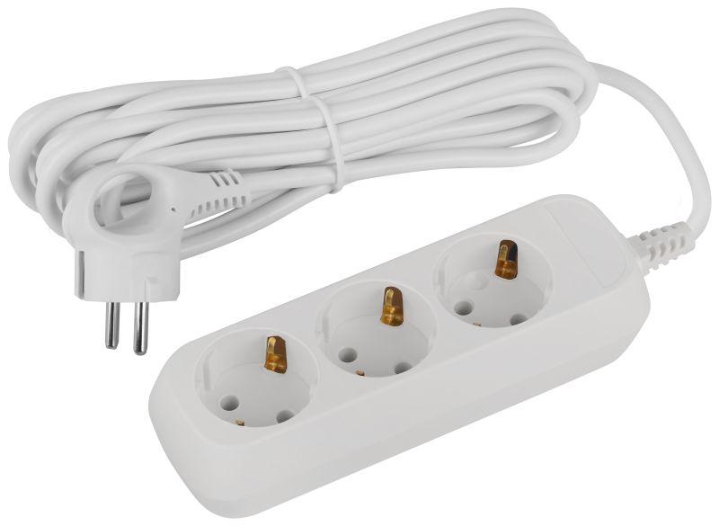 Удлинитель 3х5м с заземл. ПВС 3х0.75 UDL-10-350-E Greenline Эра Б0065068