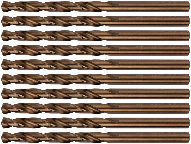 Сверло по металлу HSS с добавкой кобальта 5% Профи 5.5мм (уп.10шт) FIT 33955