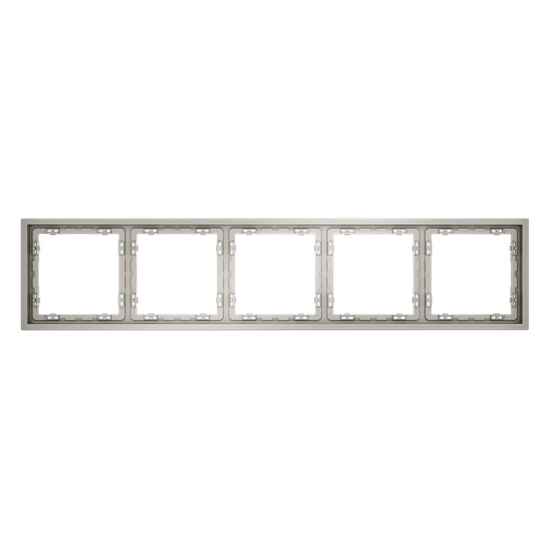 Рамка 5-м S70 пластик. кашемир Voltum VLS100503