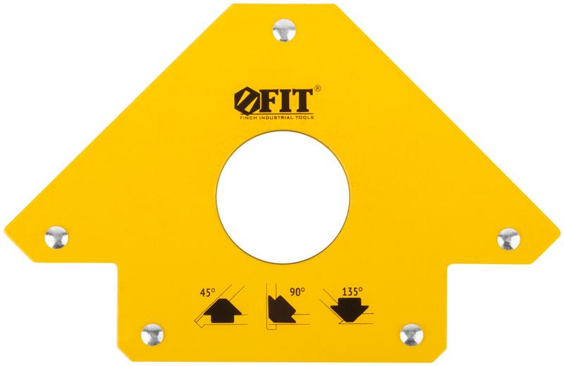 Угольник для сварки магнитный тип "стрелка" усилие до 34кг FIT 81803