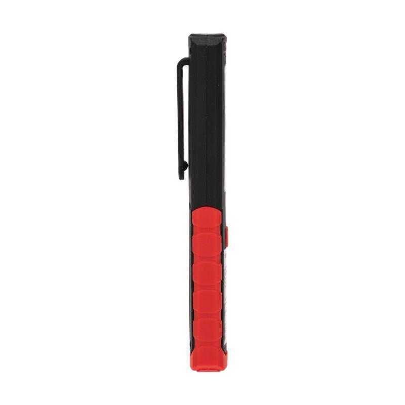 Фонарь автомобильный двухрежимный на подставке с магнитом крюком и клипсой REXANT 75-8002