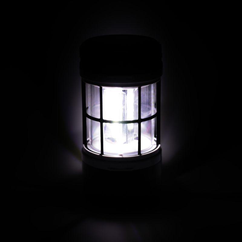 Фонарь аккумуляторный LED38102 LED+3COB 5 реж. Micro-USB PowerBank пластик коробка черн./бел. Ultraflash 15952