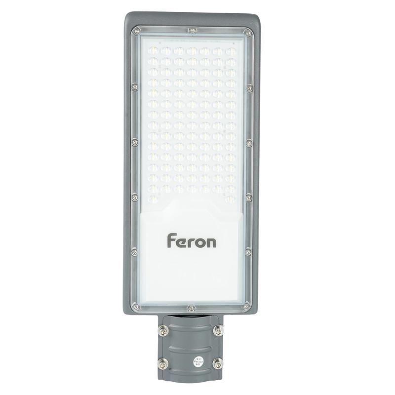 Светильник светодиодный уличный 80Вт 6400К AC230В/ 50Гц сер. (IP65) SP3034 FERON 41580