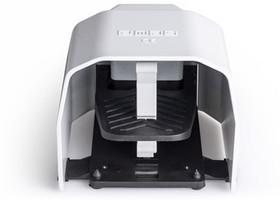 Педаль одиночная 2x(1НО+1НЗ) + 2x(1НО+1НЗ) 2 скорости с защитным кожухом (алюм.) сер. цвета (250В AC 4А) IP65 EMAS PDKS11VX20G