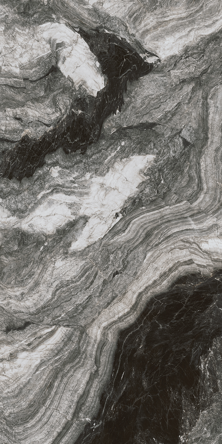 Керамогранит Ониче белый чёрный 119,5х238,5, SG595902R