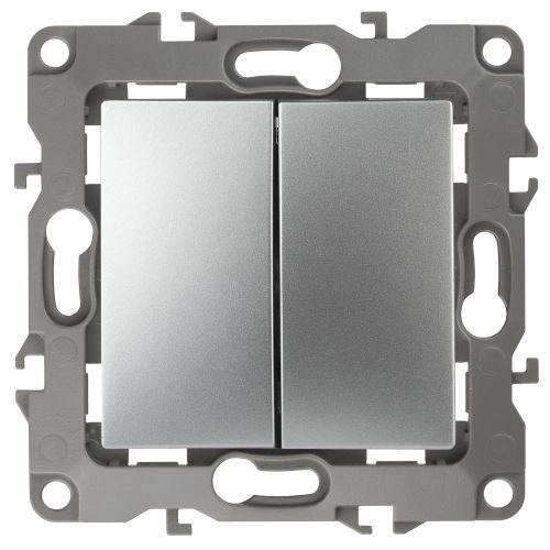 Переключатель перекрестный 2-кл. Эра12 12-1112-03 250В 10АХ алюм. Эра Б0065294