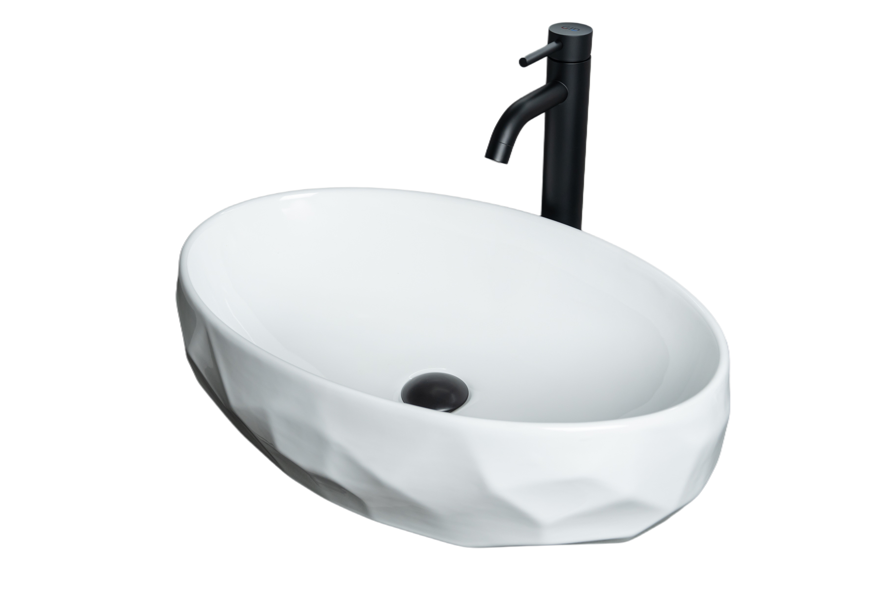 Раковина Gid 9030wx 51241 накладная белая 60x40x15