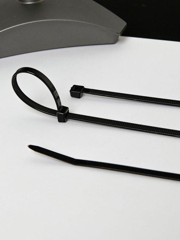 Хомут кабельный 4.8х200 нейл. черн. (уп.100шт) IEK UHH32-D048-200-100