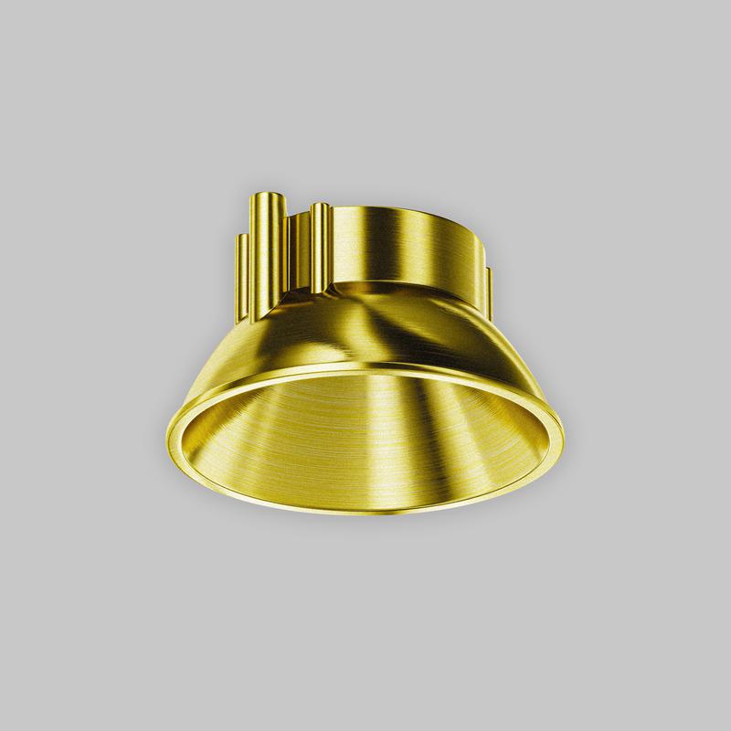 Рамка-отражатель декоративная для светильников Alfa LED латунь Maytoni Ring8-10W-RD-BS