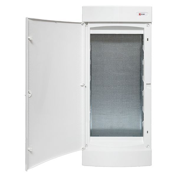 Щит слаботочный навесной Unix 4 габарит IP41 бел. дверь PROxima EKF ux-4m-nw