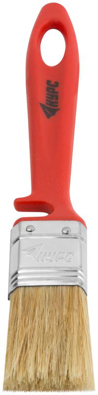 Кисть флейцевая "Крафт" 25мм натур. свет. щетина пластик. ручка с выемкой КУРС 00841