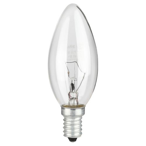 Лампа накаливания B36 60Вт свеча прозрачная E14/E14 230В Эра Б0066551