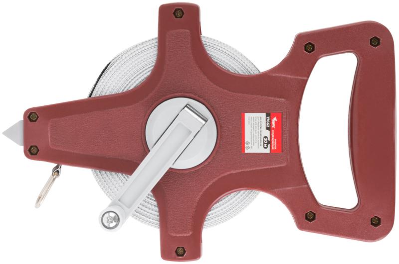 Рулетка землемерная 20м фибергласовая лента открытый корпус красн. КУРС 17662