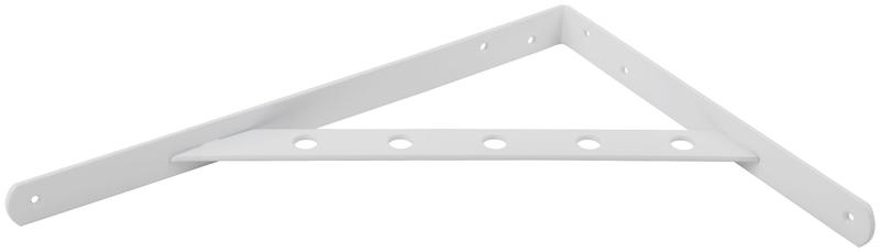 Уголок-кронштейн усиленный 350х250мм бел. КУРС 66109