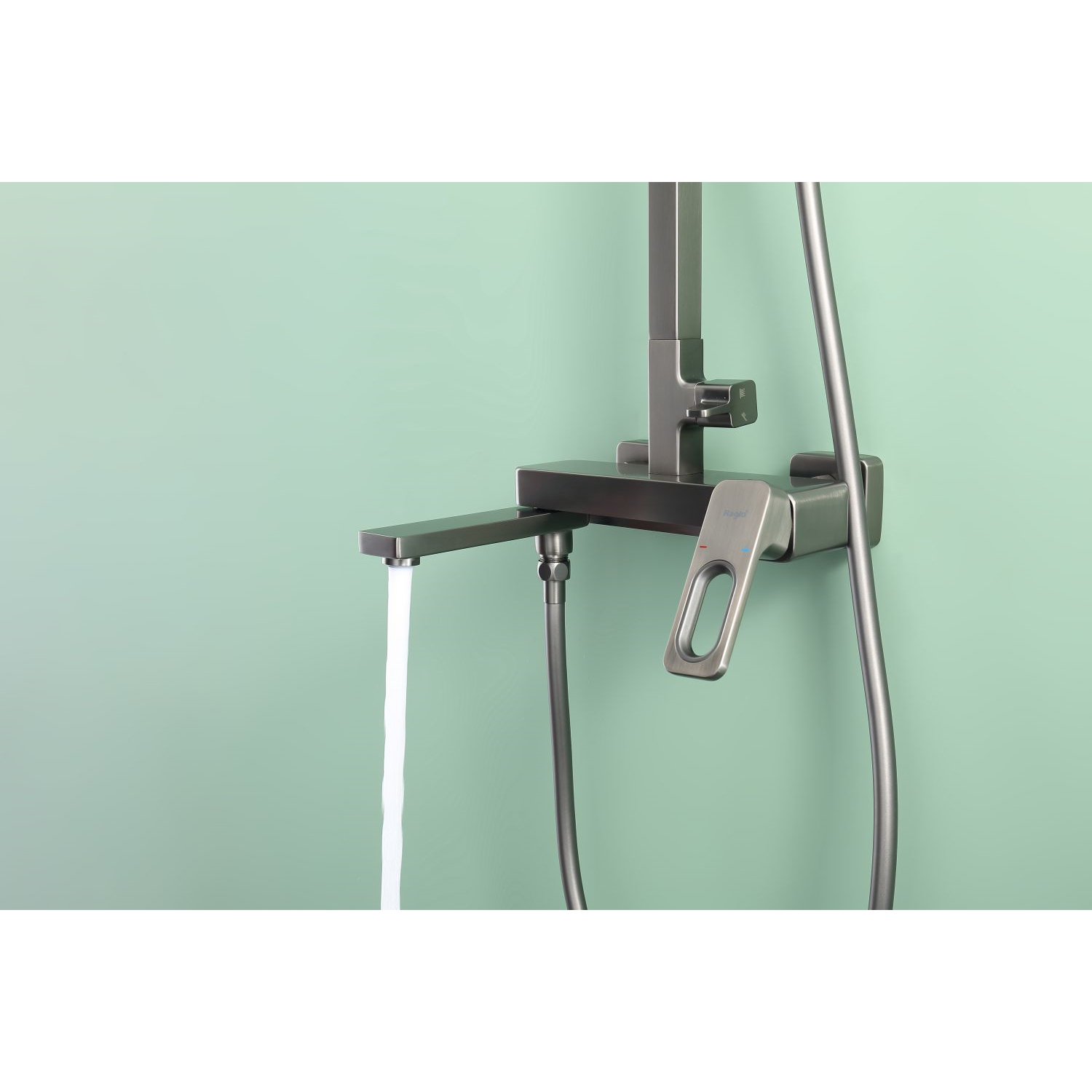 Душевая система Raglo R51.24.09, графит