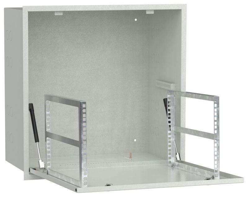Шкаф встраиваемый потол. 6U 600х600мм дверь метал. серый LINEA R ITK LR35-6U66-MF